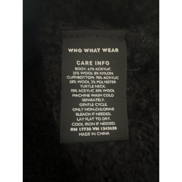 Who What Wear Turtleneck Sweater - Picture 6 of 6